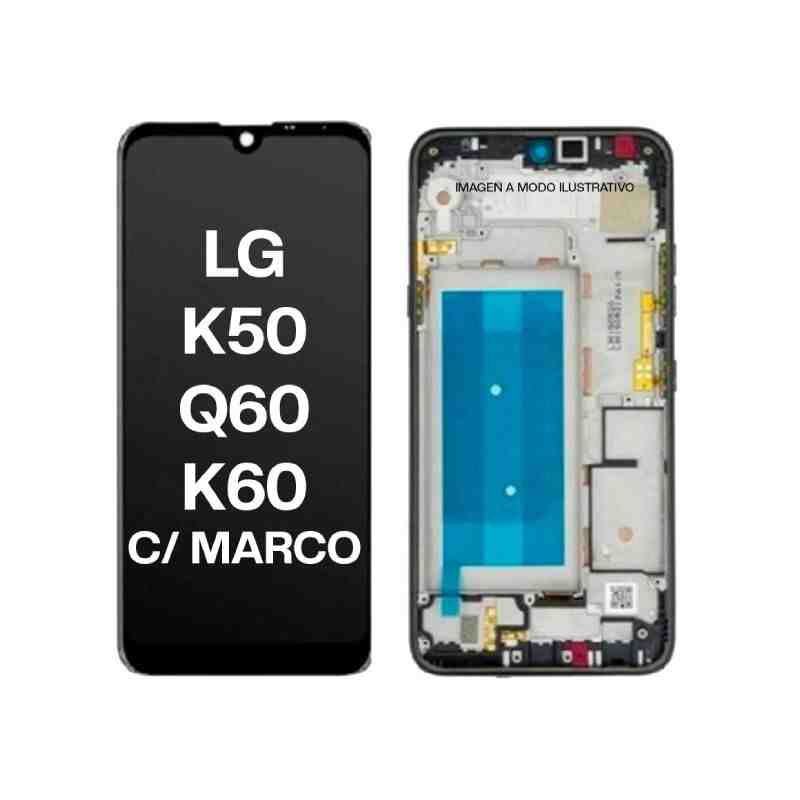 MODULO LG K50/Q60 CON MARCO